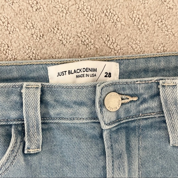 Just Black Denim Light Wash Skinny Jeans - Picture 3 of 4